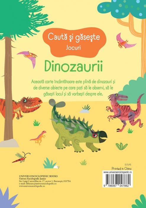 Cauta si gaseste. Dinozaurii (Usborne) [5]