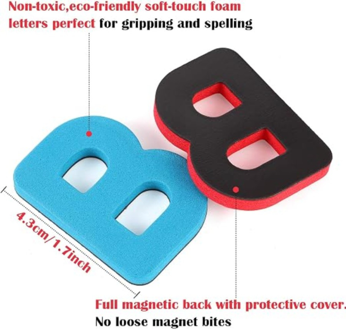 Alfabetar magnetic litere si numere in cutie compartimentata [6]