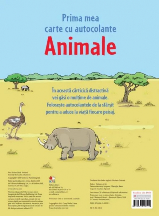 Animale. Prima mea carte cu autocolante [2]