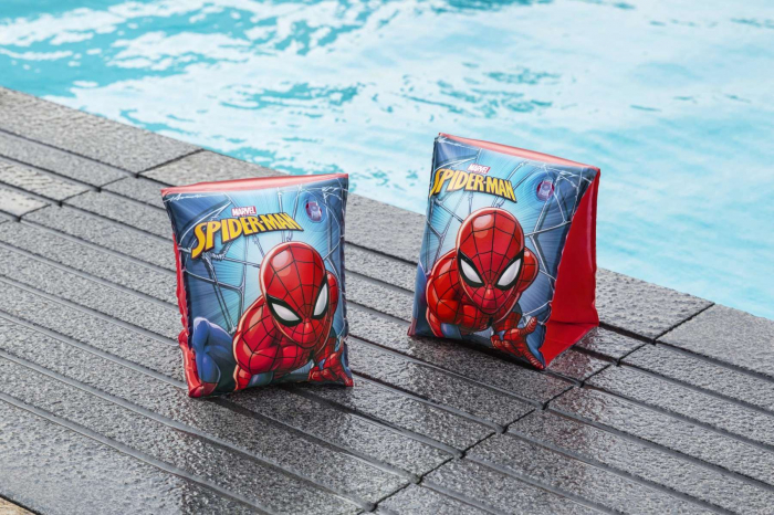 Aripioare inot gonflabile Bestway, Spider Man, 23 x 15 cm 3-6 ani [2]
