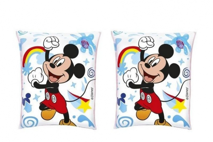 Aripioare inot gonflabile copii 3-6 ani Bestway, Mickey Mouse, 23 x 15 cm [2]
