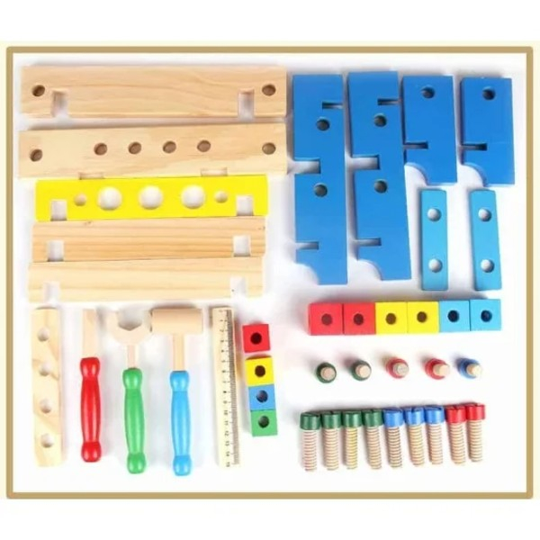 BANC DE LUCRU din lemn - Combines the tool [4]