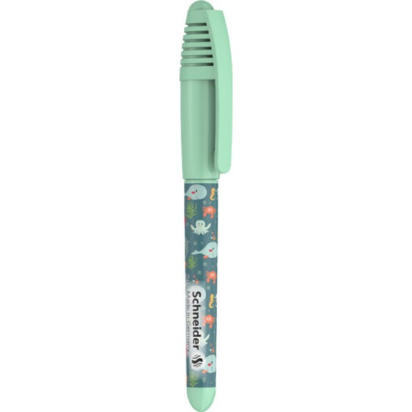 Blister stilou cu penita Schneider Zippi verde animale marine [2]