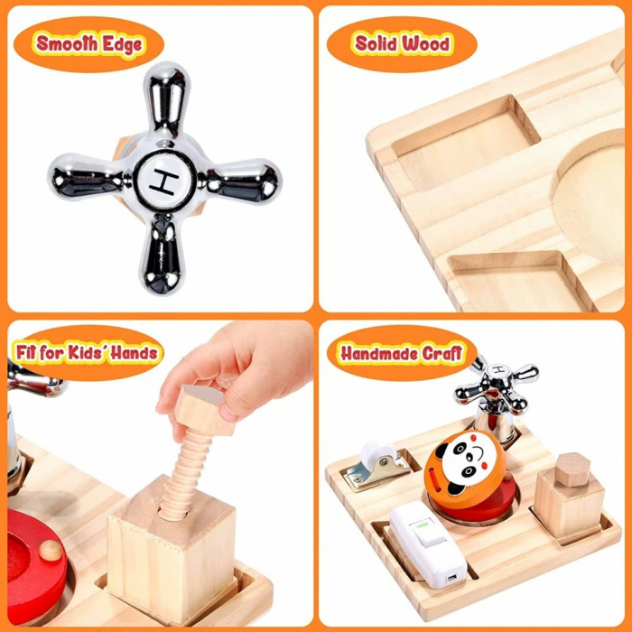 Busy board tip puzzle figuri geometrice [4]