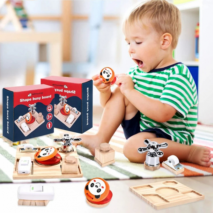 Busy board tip puzzle figuri geometrice [3]