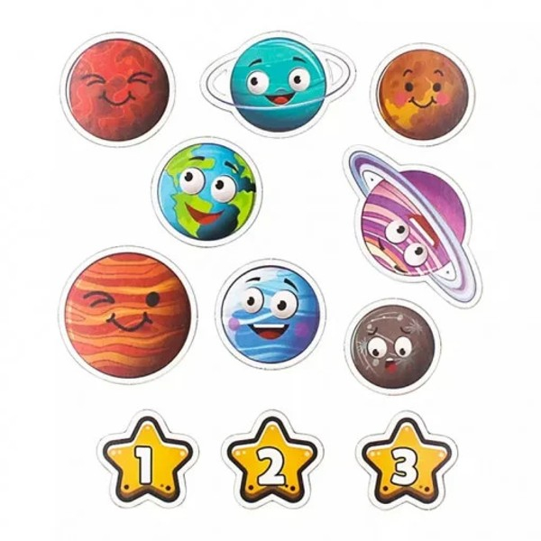 Carte de activitati Montessori cu carduri reutilizabile cu arici Quiet book SPATIUL COSMIC [3]