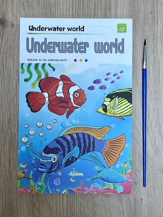 Carte de pictat cu pensula si acuarele Watercolor Painting [8]