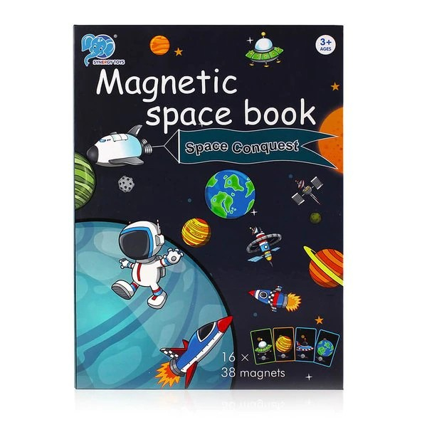 Carte magnetica tip puzzle Spatiul Cosmic - Magnetic space book [6]