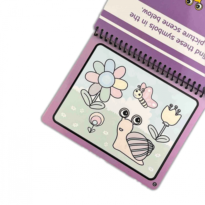 Carte reutilizabilă de colorat cu apă Doodle Water Book- IN NATURA 2 [3]