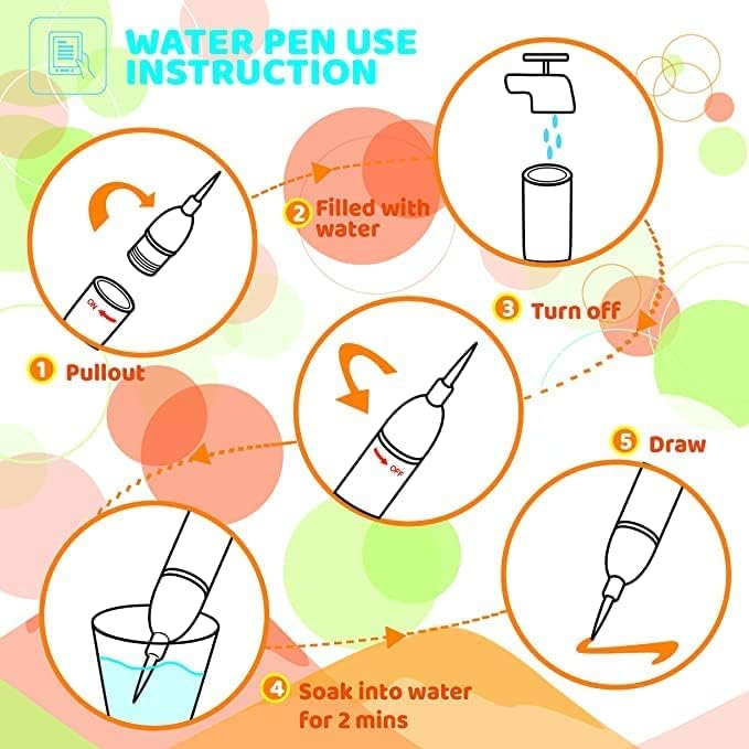 Carte reutilizabilă de colorat cu apă Magic Water Book- Mickey Mouse [4]