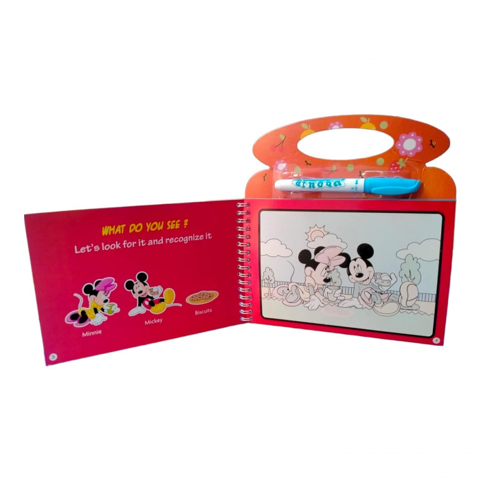 Carte reutilizabilă de colorat cu apă Magic Water Book- Mickey Mouse [2]