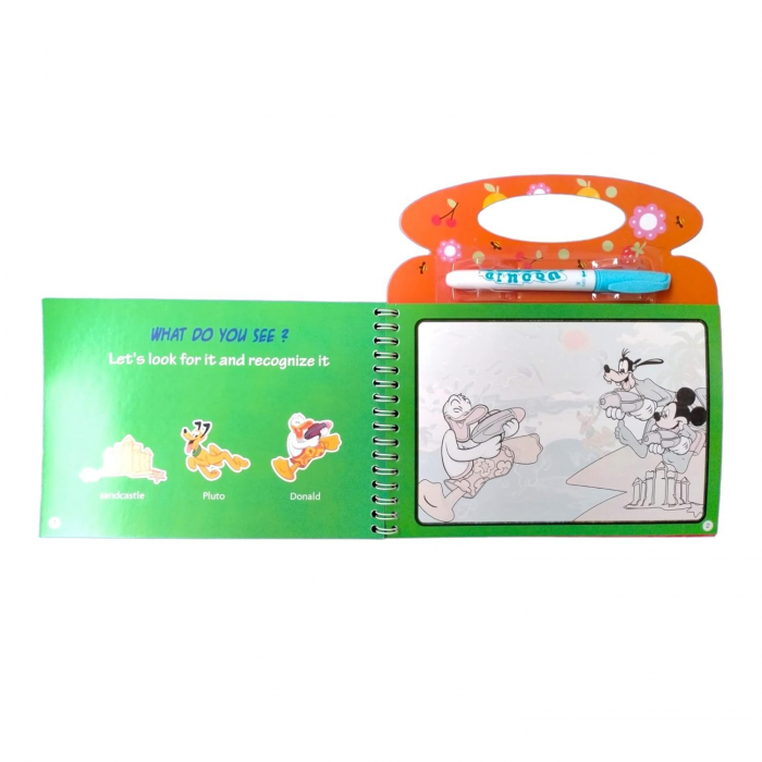 Carte reutilizabilă de colorat cu apă Magic Water Book- Mickey Mouse [3]