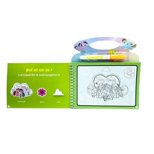 Carte reutilizabilă de colorat cu apă Magic Water Book- My Little Pony [2]