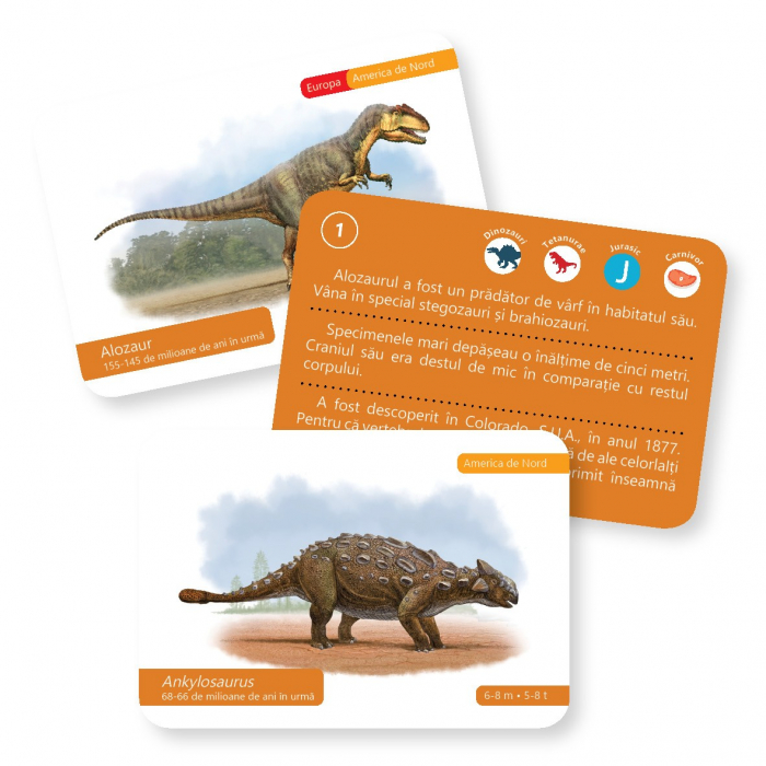 CĂRȚI DE JOC MONTESSORI PENTRU 6-12 ANI. Evoluția vieții: Dinozauri [2]