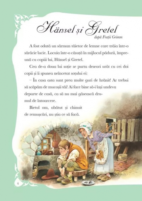 Cenușăreasa și alte povești de Frații Grimm. Basmele copilăriei ilustrate de Tony Wolf [2]