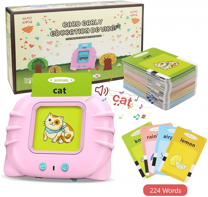 Cititor de carduri in limba engleza cu 224 de imagini si sunete, incarcare USB [3]