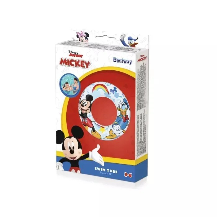 Colac gonflabil BESTWAY 3-6 ani, 56 cm Mickey Mouse si Donald - Disney Junior [3]