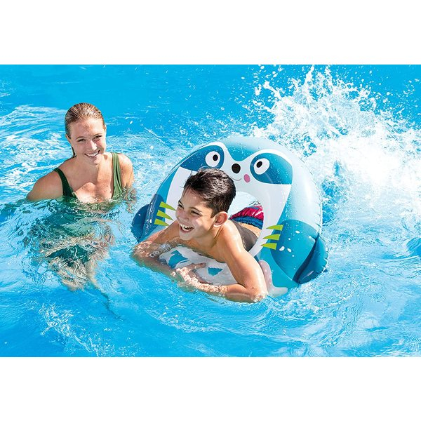 Colac gonflabil inot pentru copii 8 ani +, 91 x 76 cm INTEX model animalute 3 [2]