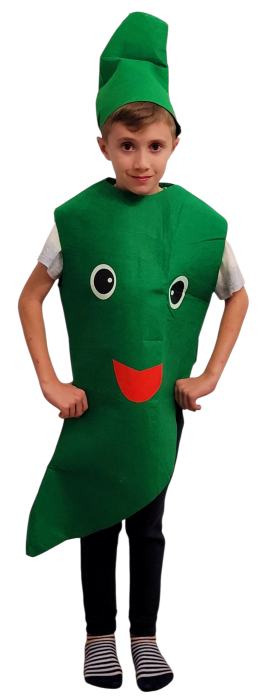 Costum din fetru copii fructe si legume Ardei verde [1]