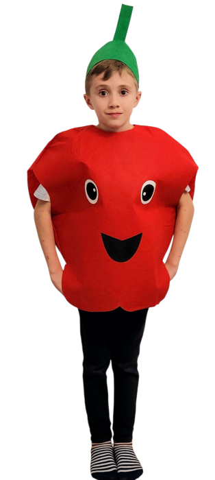 Costum din fetru copii fructe si legume Mar rosu [1]