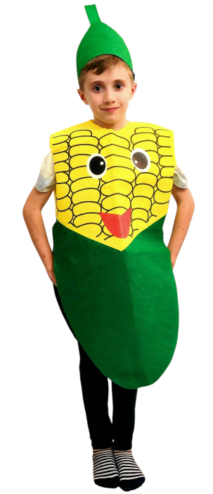 Costum din fetru copii fructe si legume Porumb [1]