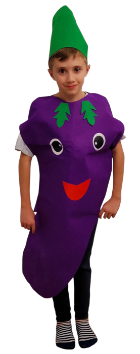 Costum din fetru copii fructe si legume Vanata [1]