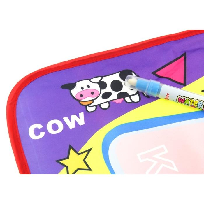 Covoraș magic pentru desenat cu apă 58,5 cm x 78,5 cm alfabetul si numerele [3]