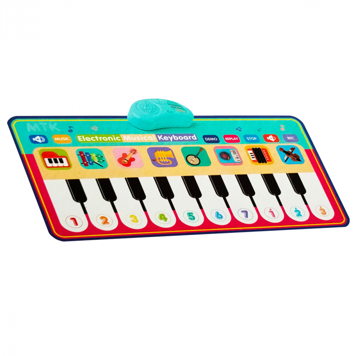 Covoras textil cu pian Electronic music mat 60 x 30 cm [2]