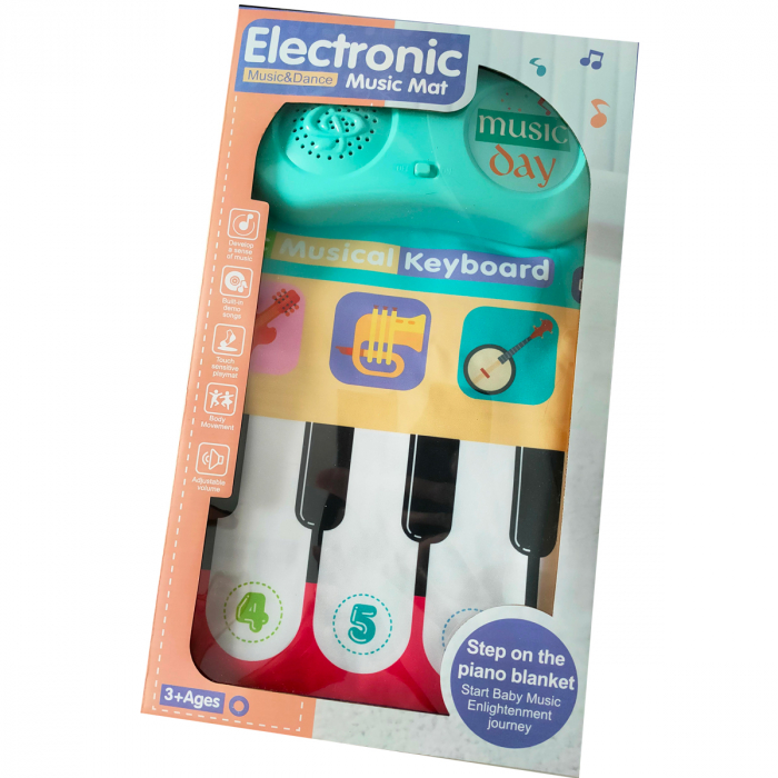 Covoras textil cu pian Electronic music mat 60 x 30 cm [3]