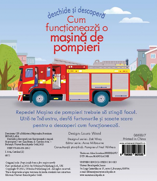 Cum functioneaza o masina de pompieri (Usborne) [6]