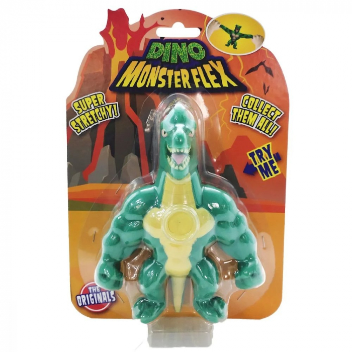 Figurina Monster Flex Dino, Monstrulet care se intinde, Brontorex [2]