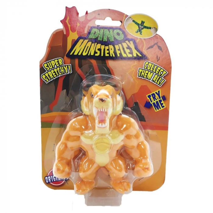 Figurina Monster Flex Dino, Monstrulet care se intinde, Tygro [2]