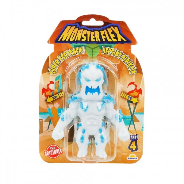 Figurina Monster Flex, Monstrulet care se intinde, S4,Ice Monster [3]