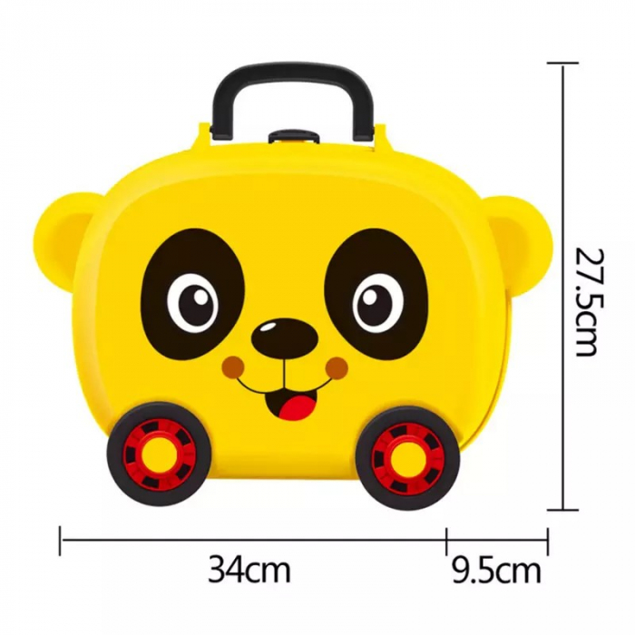 Gentuţă MICUL MESTER design ursulet pe roti- Tools portable suitcase [6]