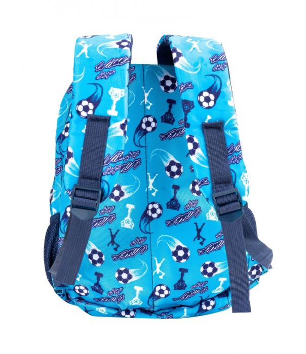 Ghiozdan mediu scoala 4 compartimente 38 x 25 x 15 cm Mesco Campionatul de forbal [2]
