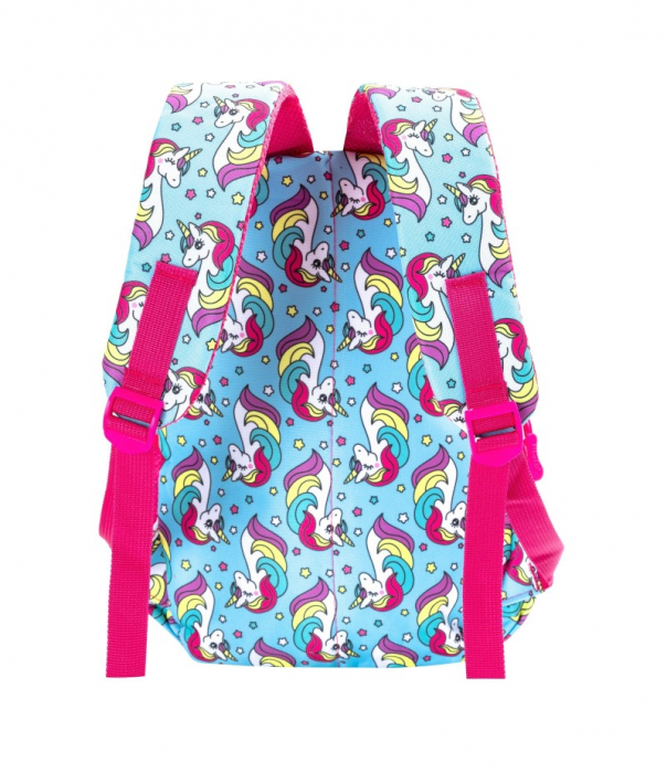 Ghiozdan mediu scoala 4 compartimente 38 x 25 x 15 cm Mesco Unicorni [2]