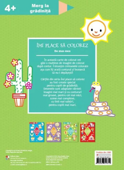 Imi place sa colorez. De ziua mea (4+) [2]