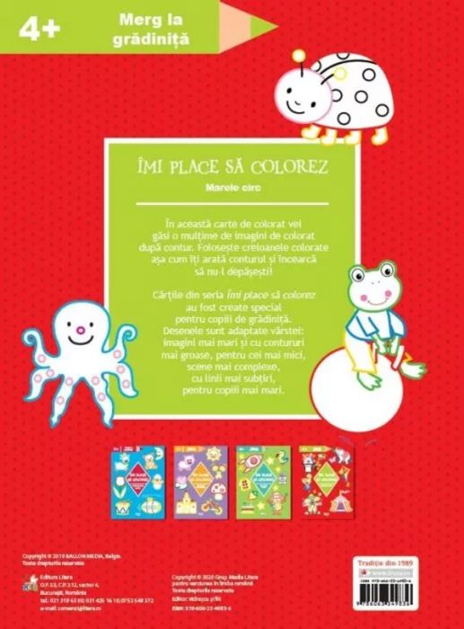 Imi place sa colorez. Marele circ (4+) [2]
