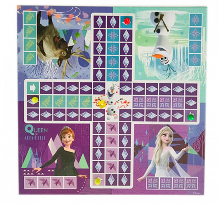 Joc 2 in 1 FROZEN - LUDO- Nu te supara, Elsa! / SERPI SI SCARI - Sus-Jos cu Elsa [5]