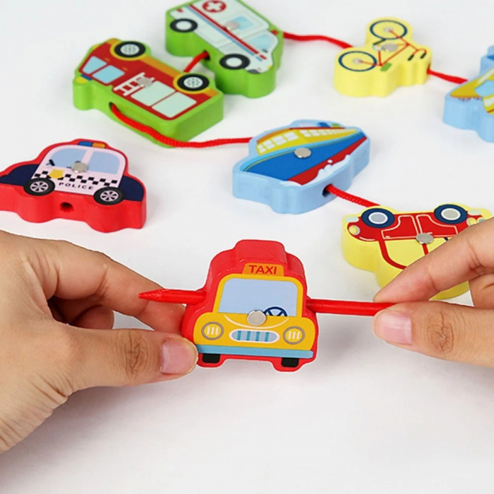 Joc 3 in 1 puzzle, pescuit magnetic si joc de insiruit INSECTE [3]