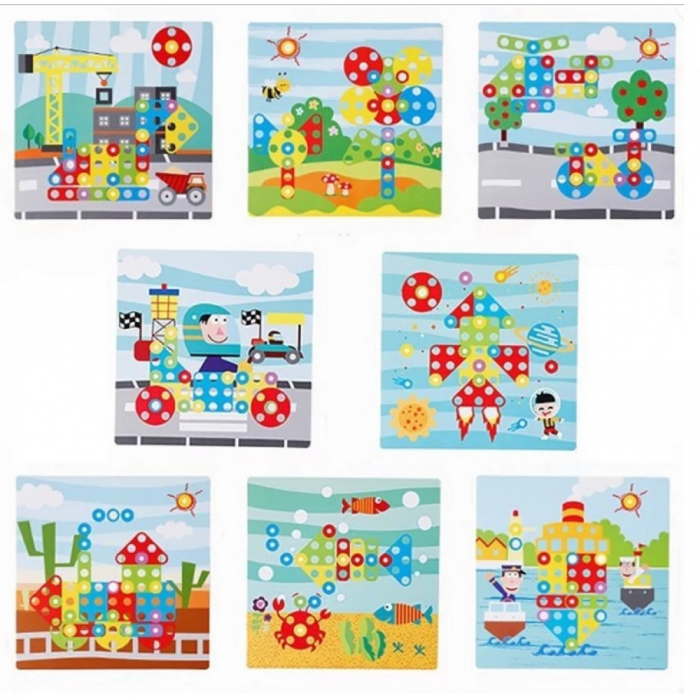 Joc creativ cu suruburi si surubelnita 116 piese Creative Discovery [5]