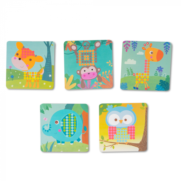 Joc creativ mozaic cu pioneze - Forest Mushroom nails [4]