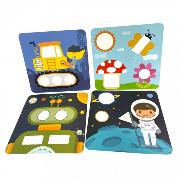 Joc creativ POTRIVESTE FORMELE GEOMETRICE - Shape matching [2]