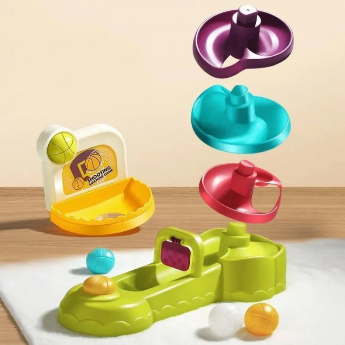Joc de aruncare la cos cu tobogan minge Basketball shooting game [3]