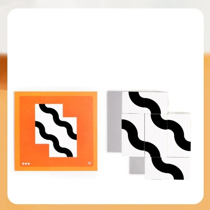 Joc de asociere si creativitate cu blocuri din lemn Rotating building blocks [6]