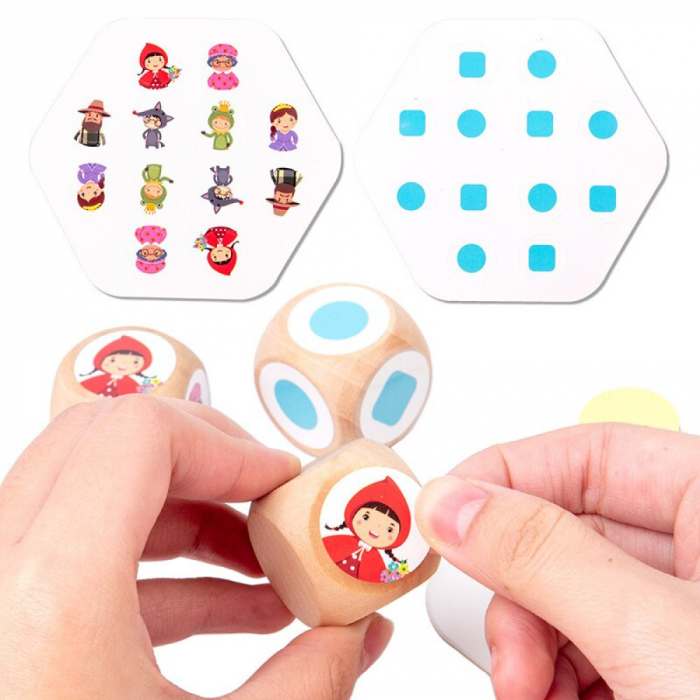 Joc de atentie si asociere cu zaruri Insecte Concentration Desktop Game [6]