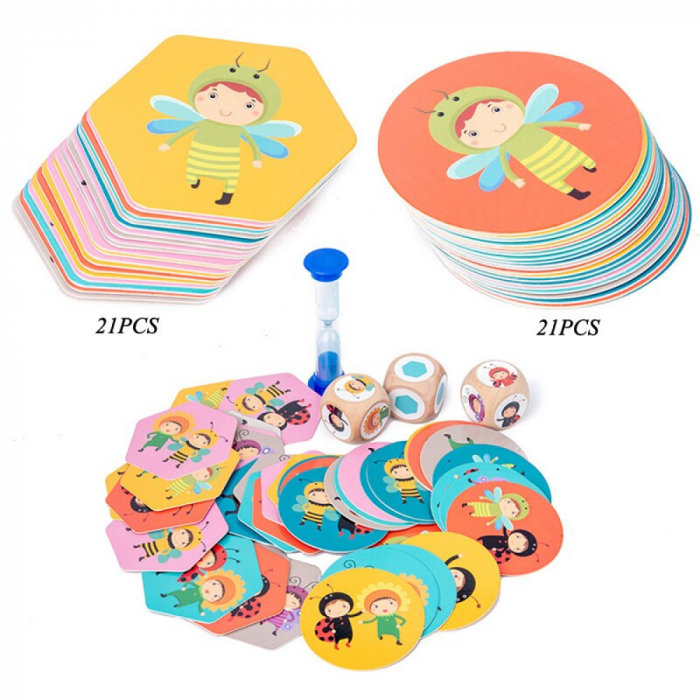Joc de atentie si asociere cu zaruri Insecte Concentration Desktop Game [2]