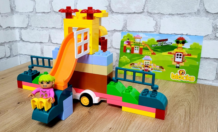Joc de construit 48 de piese din plastic Locul de Joaca Mobil [2]