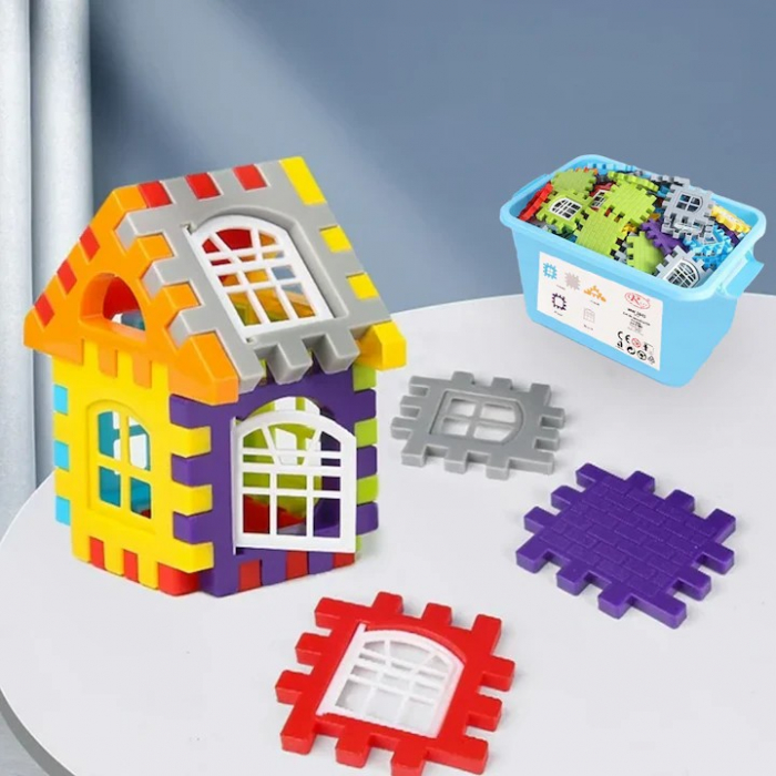 Joc de construit cu piese de imbinat de tip STEM 300 piese [2]