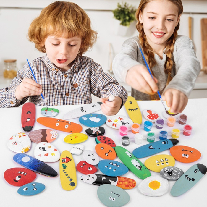 Joc de creativitate si indemanare cu pietre Fun Stone [7]